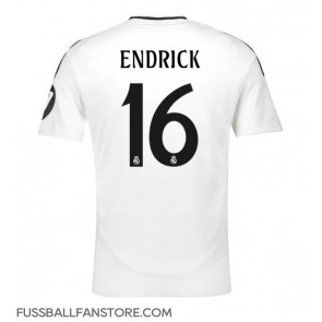 Real Madrid Endrick #16 Replik Heimtrikot 2024-25 Kurzarm